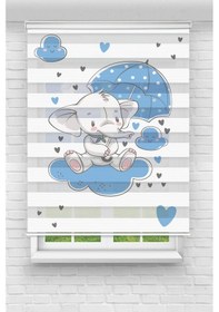 Resim Perdecizade Enxboy Şemsiyeli Fil Dijital Baskılı Zebra Perde-cocuk Odası-stor Perde Tycd39ad3b09ab5ce68d66700 Renkli 