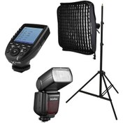 Resim Godox Tt685ıı-c Canon Flaş Full Set - X Pro + 60x60 Softbox 