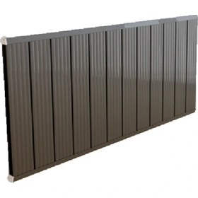 Resim Eurostar Aluminyum Panel Radyatör Ekol 600x900 Ral 7016 Antrasit Gri Texture 
