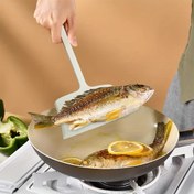 Resim 1 Adet Ağır Hizmet Tipi Isıya Dayanıklı Yapışmaz Spatula - Geniş Ağız Tasarımı, 446°F/230°C'ye Kadar - Çizilmeye Karşı Dirençli, Pürüzsüz Yüzey - Pankek, Yumurta, Pizza, Barbekü, Balık Çevirmek İçin - Tavalar, Izgaralarla Uyumlu - Mutfak Aleti & Pişirme Aracı, Barbekü İçin Temel, Ergonomik Mutfak Eşyası 