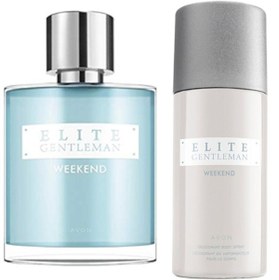 Resim AVON Elite Gentleman Weekend 75ml Erkek Parfüm 150ml Deodorant Set 