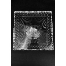 Resim Digithome Cam Kek ve Pasta Sunum Standı Kare 25 cm – SN.KRR.001 