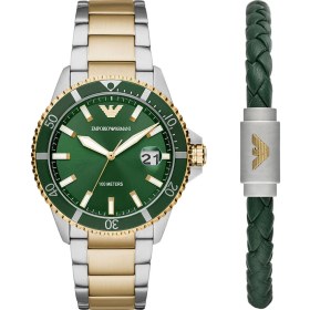 Resim Emporio Armani AR80063SET Erkek Kol Saati ve Bileklik Seti 
