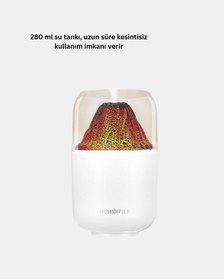 Resim shopwave Alev Efektli Ultrasonik Uçucu Yağ Difüzörü 280ml Su Tanklı ve Sessiz Çalışma Özellikli 