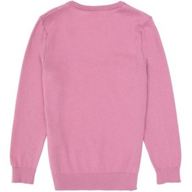 Resim U.S. Polo Assn. Kız Çocuk Pembe V Yaka Basic Kazak 50316777-VR167 