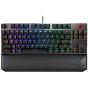 Resim Asus ROG Strix Scope TKL Deluxe Cherry MX Red Switch RGB Türkçe Mekanik Oyuncu Klavye 