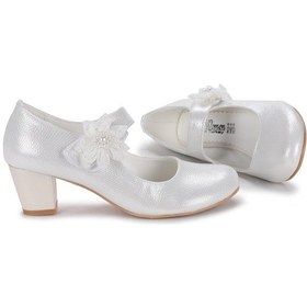 Resim Kiko Kids Kiko 751 Günlük Kız Çocuk 4 Cm Topuk Babet Ayakkabı - Sedef 