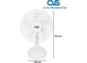 Resim Cvs DN91059 12''ınc Masaüstü Vantilatör 