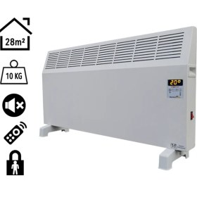 Resim HBK2500D Heatbox Konvektör 2500W Dijital Elektrikli Isıtıcı 