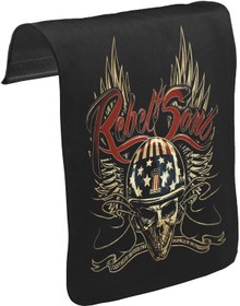 Resim Motosiklet - Rebel Unisex Siyah Tak-Çıkar Postacı Çanta Kapağı CK-130 