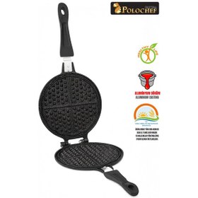 Resim Polochef Döküm Waffle Tavası Bakalit Sap 