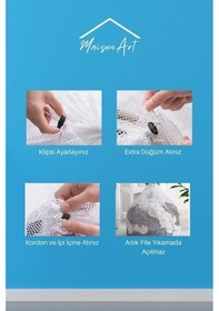 Resim Bbag Çamaşır Yıkama Filesi İpli 35x45 Cm Çorap Perde Filesi 