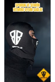 Resim Buffalo Bandana 4 Mevsim Reflektör Gözü Açık Maske Boyunluk Maske Balaklava 