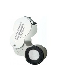 Resim Büro Ev Ofis İçin 45x Büyütme 22mm Lens Led Işıklı Yalancı Para Kontrol Değerleme Büyüteci 