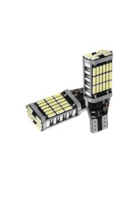 Resim Point 2 Adet T15 W16w Canbus 45 Led Beyaz Geri Vites Park Ampülü 