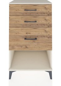 Resim Hyperion Komodin 3 Çekmeceli 60x44x106 Aytaşı-çam Aytaşı 