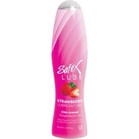 Resim Safex Lube Jel Çilek 85 Ml. 