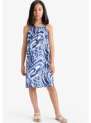 Resim DeFacto Kız Çocuk Desenli Viskon Askılı Yazlık Elbise - E7367A825SMER233 