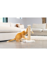 Resim Beeztees Dbl Kedi Tırmalama Ve Oyuncağı, Açık Gri, 35x35x50cm 