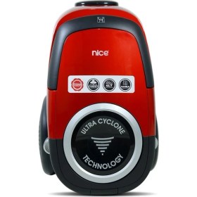 Resim Nice Forever C5 Turbo Başlıklı Cat&dog 900W Çift Turbo Fırçalı Toz Torbasız Elektrikli Süpürge 