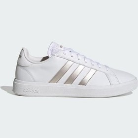 Resim Adidas Grand Court Td Lifestyle Court Gw9263 Beyaz & Gold Kadın Günlük Spor Ayakkabı Beyaz 