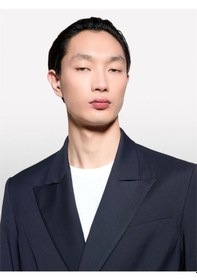 Resim Sisley Viskoz Karışımlı Kruvaze Regular Fit Blazer Ceket Erkek Bej Ceket - 325p2tbjsw028 Koyu Kahverengi 