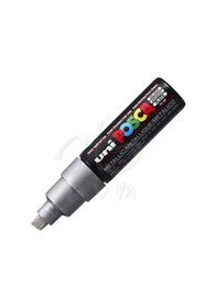 Resim Uni Posca Marker Pc-8K 8.0 Mm Silver 