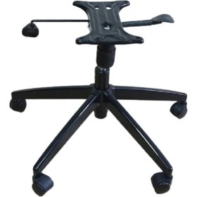 Resim Kamusal Market Oyuncu Koltuğu Yıldız Ayağı Yüksek Piramit Ayak Çift Kol Mekanizma Siyah Pistonlu 