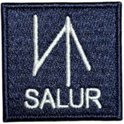 Resim Ex Patch Salur Türk Oğuz Boyu Tamgası Peç Patch 5 X 5 Cm 
