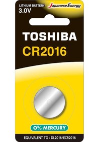 Resim Toshiba CR2016 3V Lityum Pil 