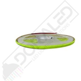 Resim 12v 3mm İnce Esnek Cob Şerit Led Yeşil 400 Ledli Ip20 5m 