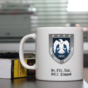 Resim Hediyesepeti Hediye Sepeti Hava Kuvvetlerine Özel Kahve Kupası 