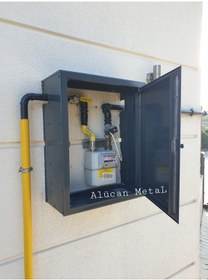 Resim Elektrik, Su, Doğalgaz İçin Pano Dolabı, Açılır Müdahale Kapağı 