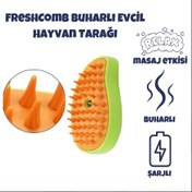 Resim FreshComb Buharlı Evcil Hayvan Tarağı 