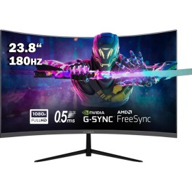 Resim Xaser XR-238CF 23.8" 180Hz 0.5ms Va Panel Freesync, G-Sync Destekli Rgb (1500R) Curved Gaming Monitör 