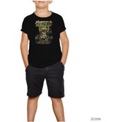 Resim Kreator Heads Siyah Çocuk Tişört Siyah 