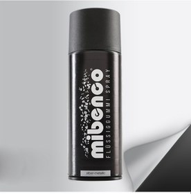 Resim Plasti Dip - Mibenco 400Ml Sprey - Mat Metalik Gümüş 