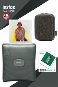 Resim Fujifilm Instax Sq Link Yeşil Ex D Akıllı Telefon Yazıcısı Ve Hediye Seti 3 
