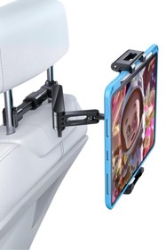 Resim vos versa Teleskopik Koltuk Arkası Tablet Ve Telefon Tutucu VVE1005 