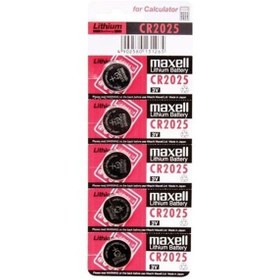 Resim Toptan Bulurum Maxell Cr2025 3v Lityum Düğme Pil 5'li Paket 