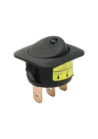Resim Powermaster Ic-132d Işıklı 3 Pinli 12 Volt 25 Amper Açma-kapama Anahtarı Kırmızı-199673 