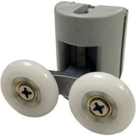 Resim Duşakabin Tekerleği Rulman 8 Li Set Teker Çapı 24 Mm Gri 