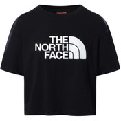 Resim The North Face W Ss Cropped Easy Tee Siyah Kadın T-shirt Nf0a4t1rjk31 