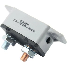 Resim Homyl Araba Satır Içi Manuel Sıfırlama Devre Kesici Sigorta Güç Koruması Dc 12V-24V 20A (Yurt Dışından) 