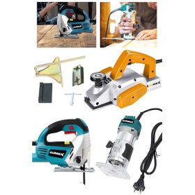 Resim Stilmax STM3PFD Ahşap Atölye Seti Planya +Formika Freze +Dekupaj 