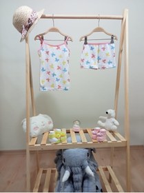 Resim elmas kids Kız Bebek Şortlu Yazlık Pijama 2 Li Takım 