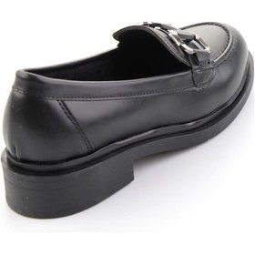 Resim Siyah Kadın Loafer Ayakkabı K01257068209 