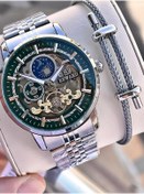 Resim Reward Özel Tasarım Otomatik Mekanizma Çelik Kordon 5 Atm Suya Dayaknıklı Erkek Kol Saati W.14626.3 Gümüş 