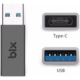 Resim Bix Adp-03 Usb 3.0 Type-C Dönüştürücü Adaptör 