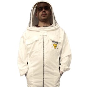 Resim Sezer Arıcılık Petekten Astronot Tip Tam Boy Arıcı Tulumu Beyaz 